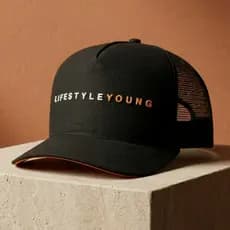 Boné Trucker Streetwear Young Style Life Snapback Masculino Aba Curva Telinha Premium