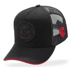 Boné Country Masculino Pecuaria Trucker Rodeio Aba Curva Agro Ajustável Redinha Aba Curva E Ajuste Traseiro Premium