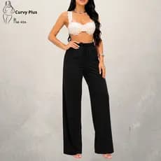 Calça Alfaiataria Feminina PP 34 Calça Pantalona PP Calça Social Feminina PP Calça Pantalona Feminina pp Calca Flate