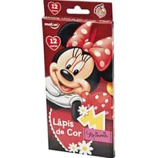LAPIS COR MINNIE CX/12 CORES   MOLIN   22340