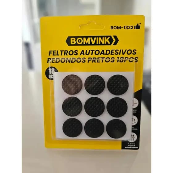 jogo 36 feltros adesivos protetores pequenos p/ móveis cadeira colante 2,5cm