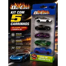 Kit 15 Carrinhos De Ferro Colecionáveis Estilo Hot Wheels Kit Variádos