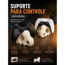 Suporte para Controles Vídeo Game Universal Temático Crânio Pokemon Cubone