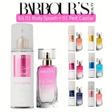 Kit Body Splash + Perfume Capilar Feminino Barbours Beauty