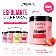 Esfoliante Corporal Laborene 500g Pele Lisa Macia e Perfumada Diversas Fragrâncias