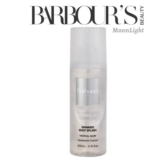 Body Splash Shimmer Moonlight Barbours Beauty Com Brilho 200 ML