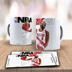 Caneca de Porcelana Personalizada Basquete 325ml
