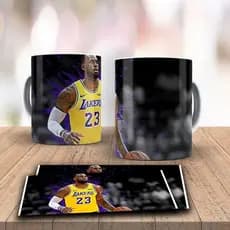 Caneca de Porcelana Personalizada Basquete 325ml