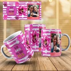 Caneca de Porcelana Personalizada Foto 325ml