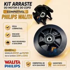 Arraste do Copo e do Motor Liquidificador Philips Walita RI2101 RI2103 RI2106 RI2112 RI2240