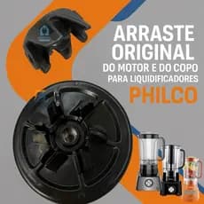 Kit de Arrastadores para Liquidificador Philco PLQ1500 PLQ1430 PLQ1430 PLQ1411 PH900 PH1200 Original