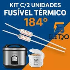 2 Fusível Térmico para Panela de Arroz Britania Diversos Modelos