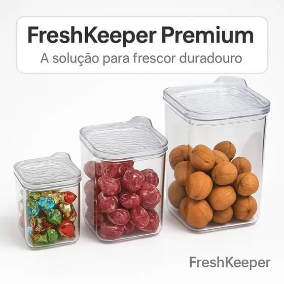 Conjunto Potes Herméticos Redondos Plástico 400ml 800ml 1800ml potes herméticos potes de plástico armazenamento de alime