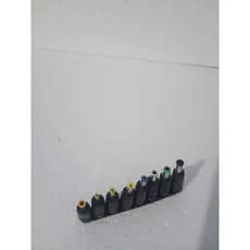 kit com 8 adaptadores modelos váriados para fonte universal de notebook ,