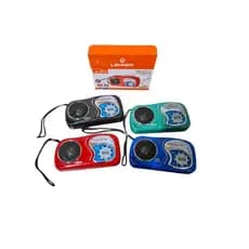 RÁDIO AM/FM COM RELÓGIO LCD.