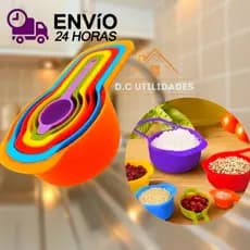 Jogo de Colheres Medidoras 6 em 1 – Medidas Precisam para Cozinha, Receitas & Confeitaria
