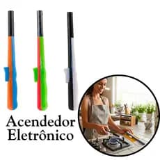 Acendedor Eletrônico por Faísca de Fogão Monaliza Acendimento Seguro Portátil