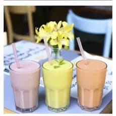 Copos Vidro 350ml Vitaminas Ou Smoothie Canelado