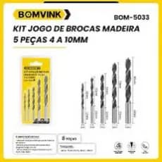 Kit Jogo de Brocas para Madeira 6 Peças – Perfuração Precisa