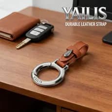 Chaveiro De Carro Multifuncional Anti Perda Grande Anel Fivela De Cinto Masculino Universal Moto Chave Titular Acessório