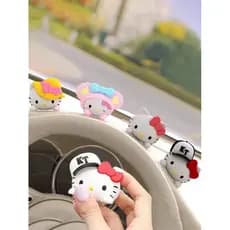 1pc Olá Kawaii Kitty Decoração Do Carro Ornamentos Charme DIY Exibição Presente De Aniversário Presentes Dia Dos Namorad