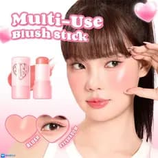 PINKFLASH Blush de baixa saturação, blush cremoso para tons de pele naturais, blush monocromático, blush líquido