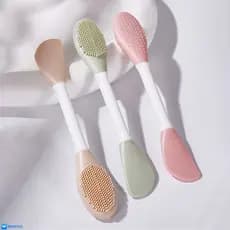 Pincel de silicone para máscara facial, aplicação uniforme, ferramentas de cuidados faciais, escova de massagem