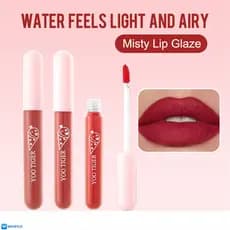 YOO TIGER Air Lip Glaze Não gruda no copo Não seca com brilho intenso Acabamento matte Resistente ao suor Não