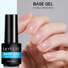LILYCUTE 8ML Função Base De Gel UV Top Coat Esmalte Semi Permanente Soak Off LED Nail Art Manicure