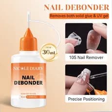 NICOLE Diário 30ml Debonder De Unhas Para Remover Pontas Falsas Ferramentas Removedor De Strass Acessórios De Manicure A