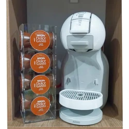 Suporte porta cápsulas dolce gusto cápsulas acrílico cristal