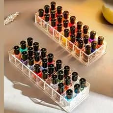 Nicho Organizador Expositor Para Esmaltes Prateleira  Transparente em Acrilico de Alta Qualidade