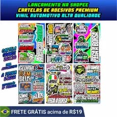 CARTELA DE ADESIVOS VINIL AUTOMOTIVO ALTA QUALIDADE A PROVA D AGUA 20X30 Não Desbota Moto Carro Bike Capace