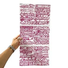 Super Cartela 30 Adesivos Laminados Premium de BH Roxo e Branco – Plotar e Adesivar Capacete, Moto, Carro, bike