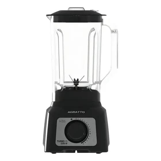 Liquidificador Turbo 220v 1200w 3,2l 15 Velocidades Agratto Preto