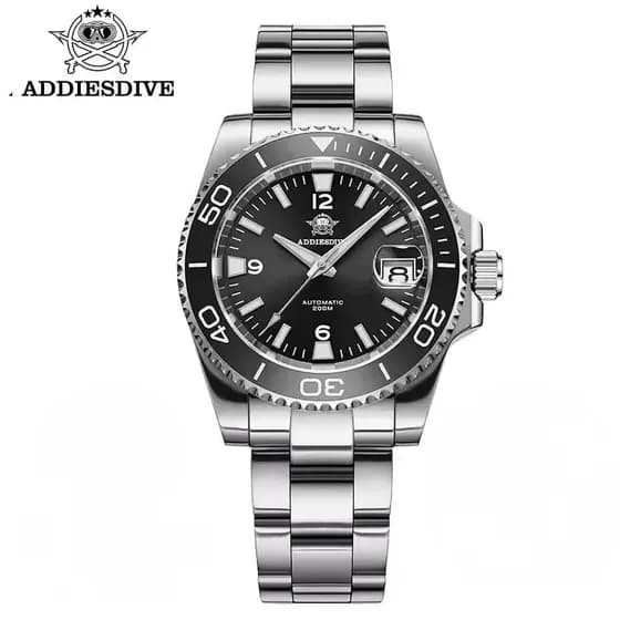 Relógio Addiesdive AD2505 Automático Japonês 8215 Masculino 20ATM 40,5mm