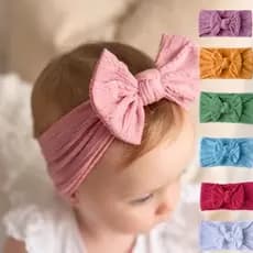 Faixa de cabelo infantil Faixa De Cabelo Para Bebês Acessórios Multicoloridos Laço De nylon Não Machuca A Pele bandana