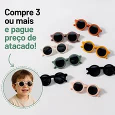 Óculos de Sol Infantil Bebê Estilo Coreano Fofo | Proteção UV400 Fashion para Passeio, Festa & Presente
