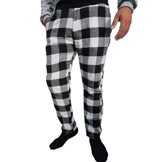 Calça Masculina De Algodão Xadrez Estilo Jogger Confortável e em Oferta Exclusiva