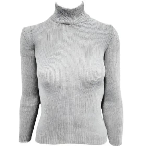 Cacharrel Feminina Em Tricot De Golinha Tecido Grosso Confortável E Leve Promoção