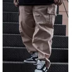 CALÇA CARGO PLUZ SIZE 6 BOLSOS ELASTICO E CORDAO NA CINTURA VESTE DO 48 ao 54
