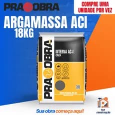 Argamassa ACI Premium Cinza 18kg Interno PraObra