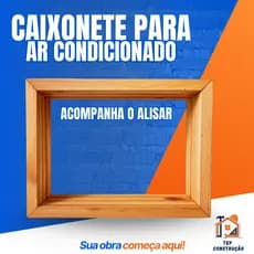 Caixa Caixonete Madeira Ar Condicionado 7.500 / 10000 BTUS Janela Caixilho