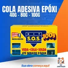 Cola Adesiva Massa Epoxi Kit SOS Veda Tudo Debaixo D'água Secagem Rápida Piscina Tubulação