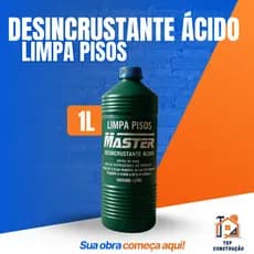 Limpa Piso Area Externa 1 Litro Desincrustante Master 1L Limpeza