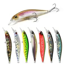Isca Artificial minnow meia agua 8.5cm 8g flutuante  iscas artificiais para tucunaré traira isca de pesca molinete vara pescaria fishing