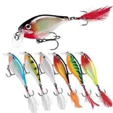 Isca Artificial minnow meia agua 8.5cm 12.3g Pena garateia iscas artificiais para tucunaré pescaria fishing