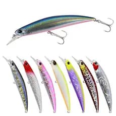 Isca Artificial minnow sinking 11cm 27g afundando Pesca Marítima isca de pesca tucunaré