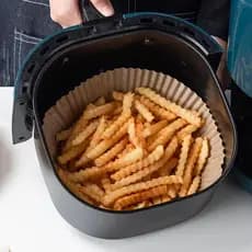 Forma De Airfryer Descartavel Papel Antiaderente Redonda Papel Para Fritadeira Elétrica