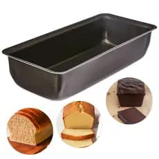 Forma de Pão Caseiro de Alumínio com  Antiaderente  Bolo Inglês Gelo Cuca Nº1 - Nº2-  Nº3